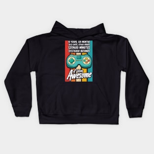 10 Years Of Being Awesome - Amazing 10th Birthday Kids Hoodie